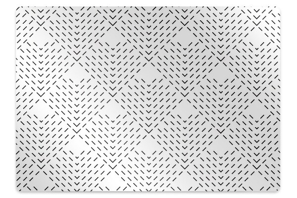 Mata pod krzesło Motyw geometryczny