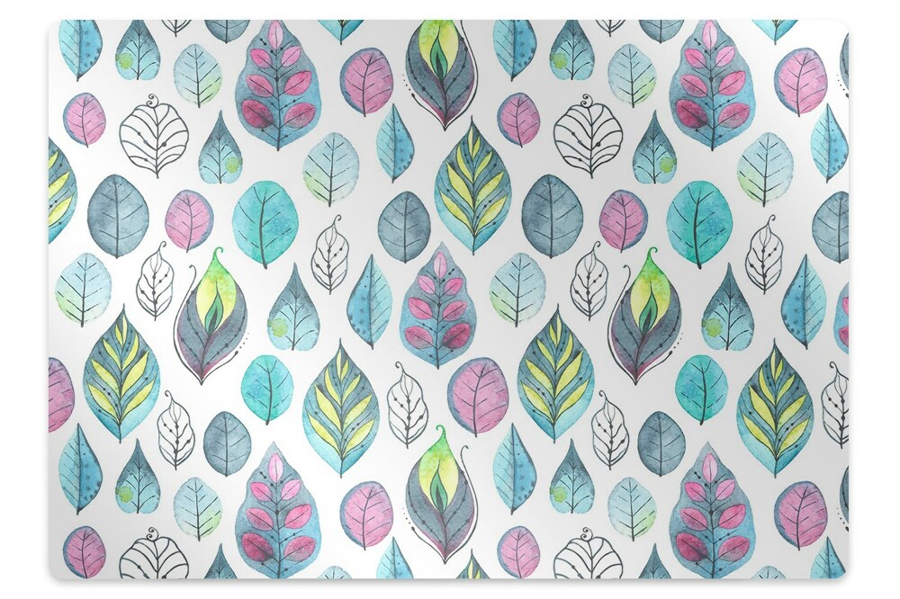 Mata ochronna pod krzesło Kreskówkowe listki