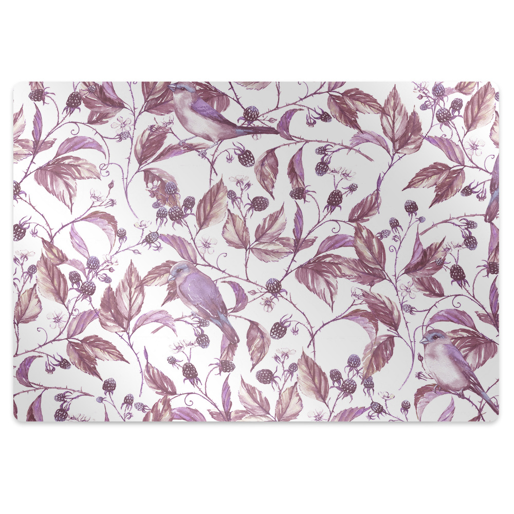 Mata ochronna pod krzesło Ptaki w lesie