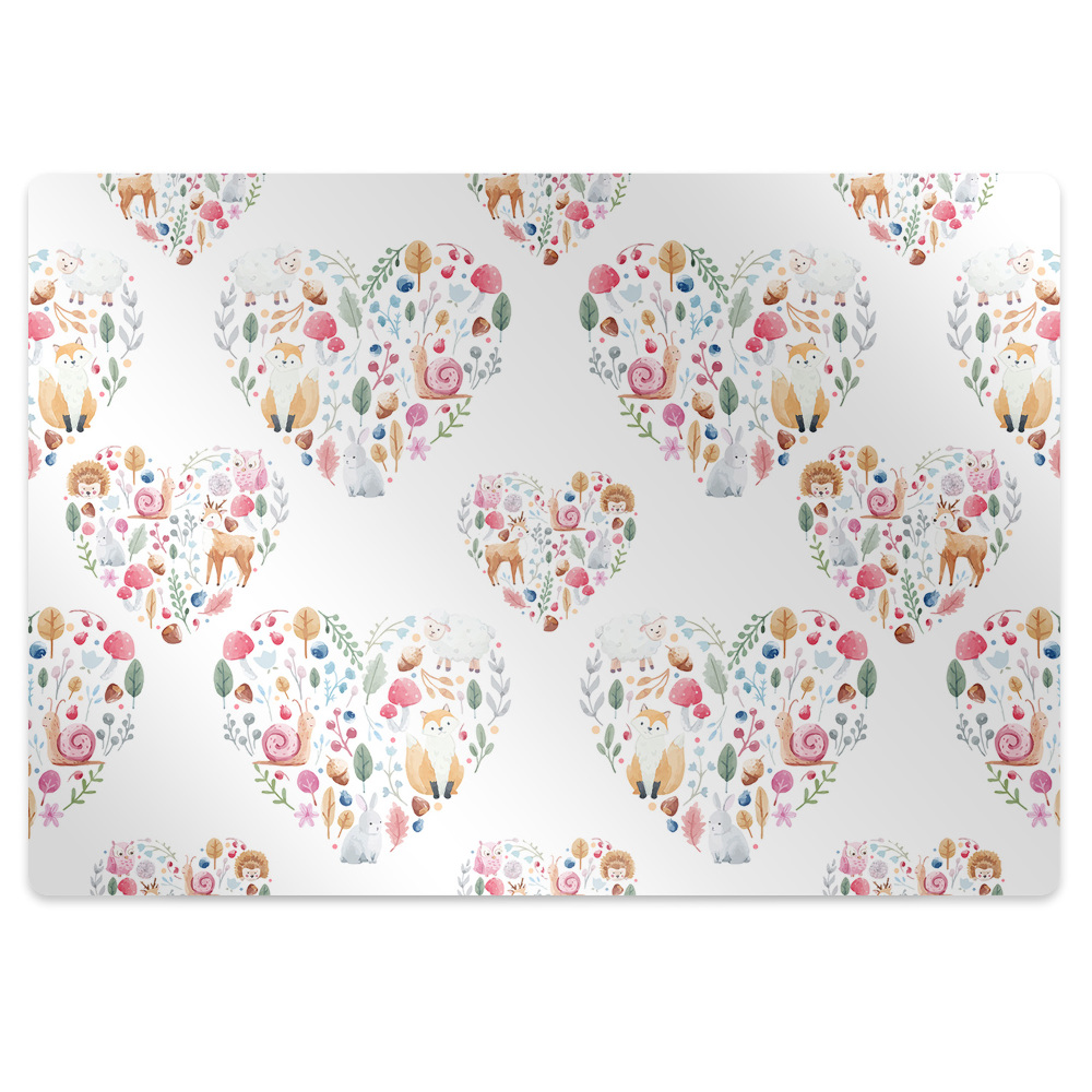 Podkładka pod fotel Leśne zwierzęta