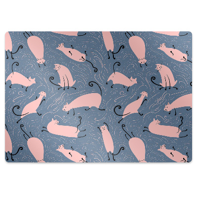 Dywanik pod krzesło obrotowe Bajkowe koty