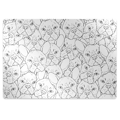 Mata pod biurko Buldog