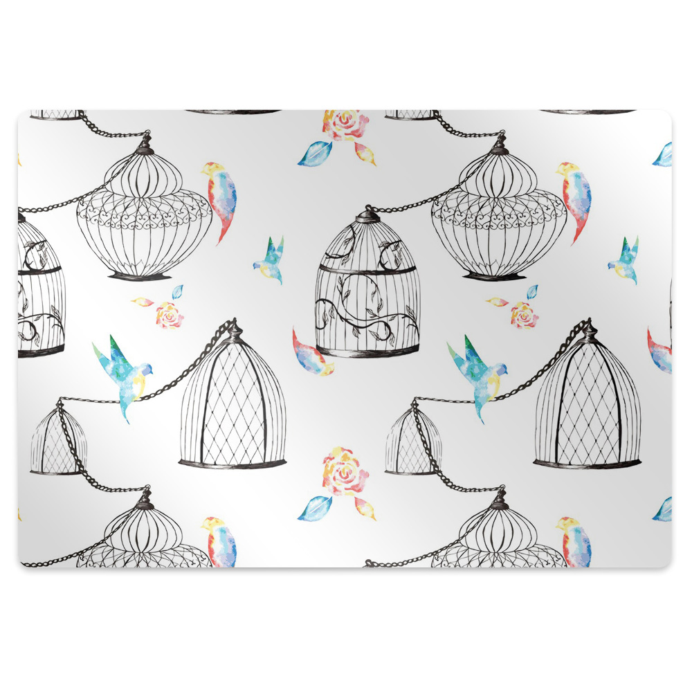 Mata ochronna na podłogę Ptasi motyw