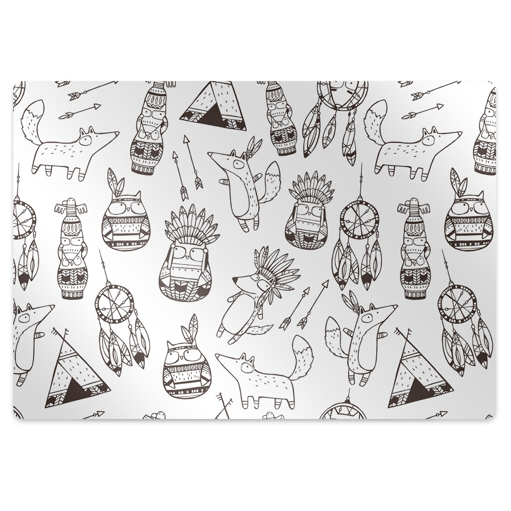 Mata pod krzesło Rysowana bajka