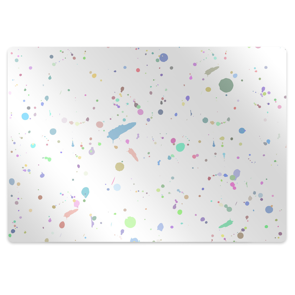 Mata pod krzesło biurowe Rozlana farba