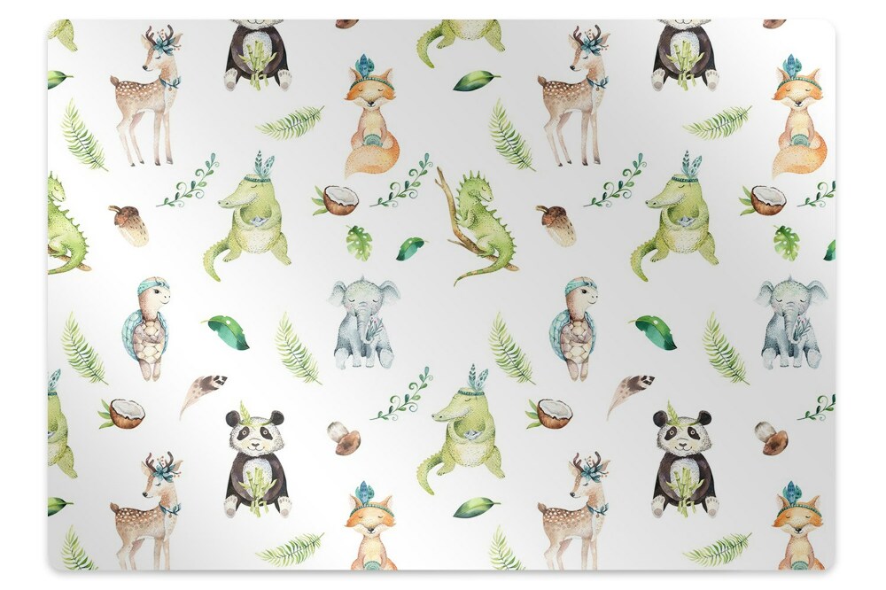 Podkładka pod krzesło Zwierzątka dla dzieci