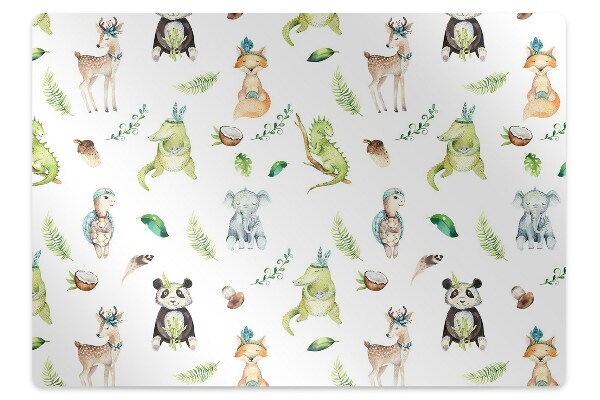 Podkładka pod krzesło Zwierzątka dla dzieci