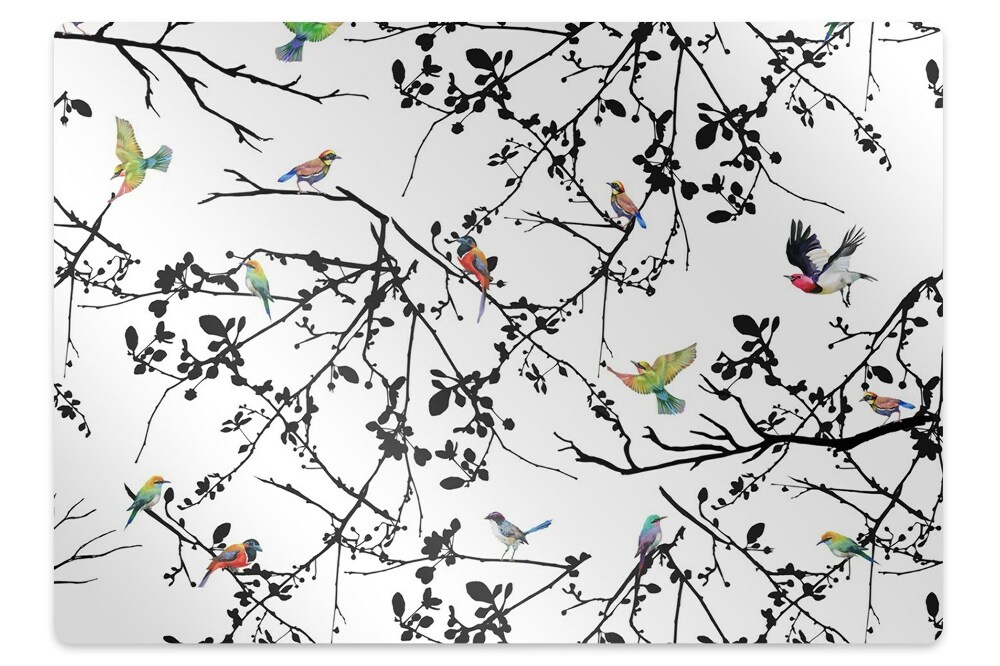 Dywanik pod krzesło obrotowe Ptasi poranek