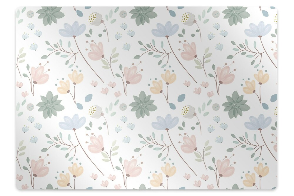 Mata ochronna pod krzesło Kwiatki wiosenne