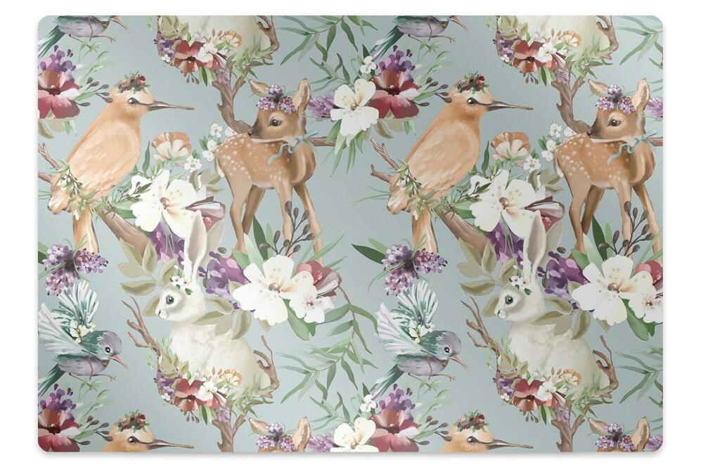 Dywanik pod krzesło obrotowe Dzika fauna