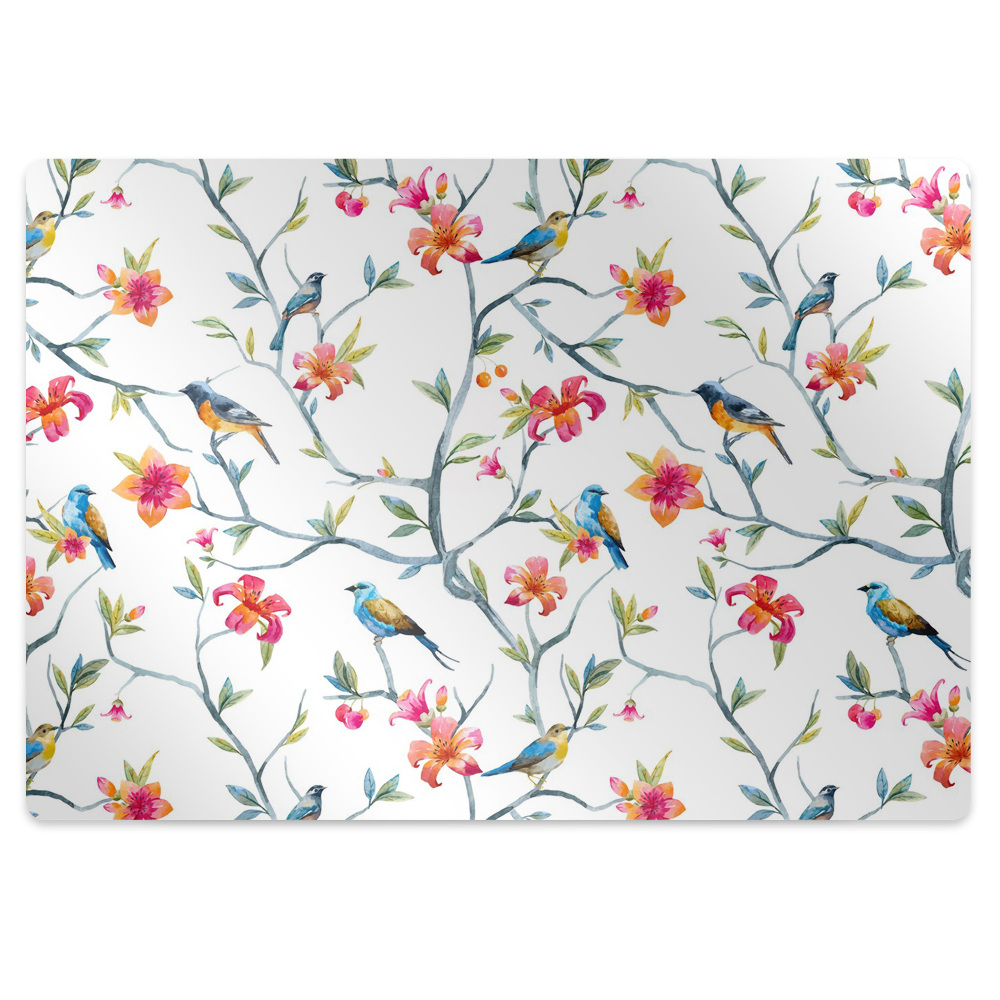 Mata ochronna na podłogę Ptaki w lesie