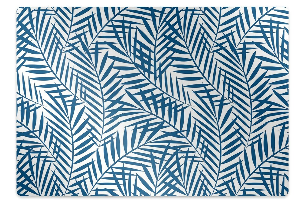 Mata ochronna pod krzesło Geometryczne listki