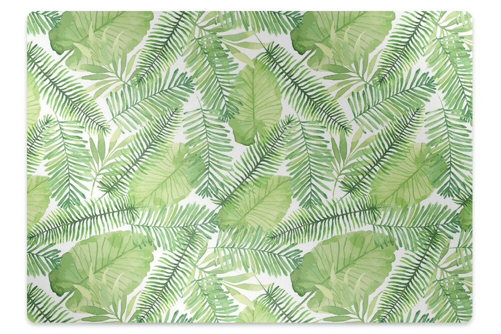 Mata pod biurko Listki