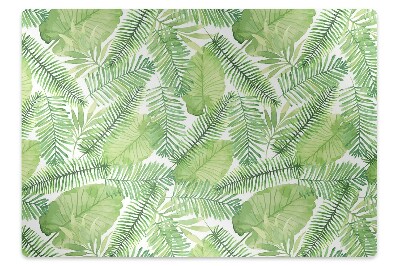 Mata pod biurko Listki