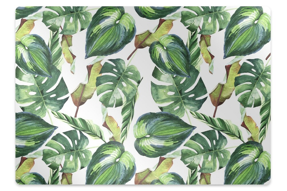 Mata ochronna pod krzesło Listki palmy