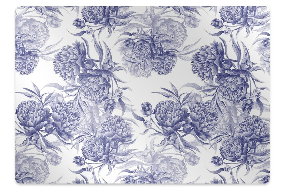 Mata pod krzesło Kolorowa flora