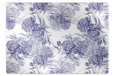 Mata pod krzesło Kolorowa flora