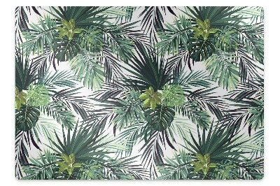 Mata pod krzesło Zielone listki