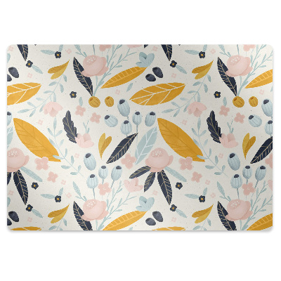 Podkładka pod fotel Pastelowe kwiatki