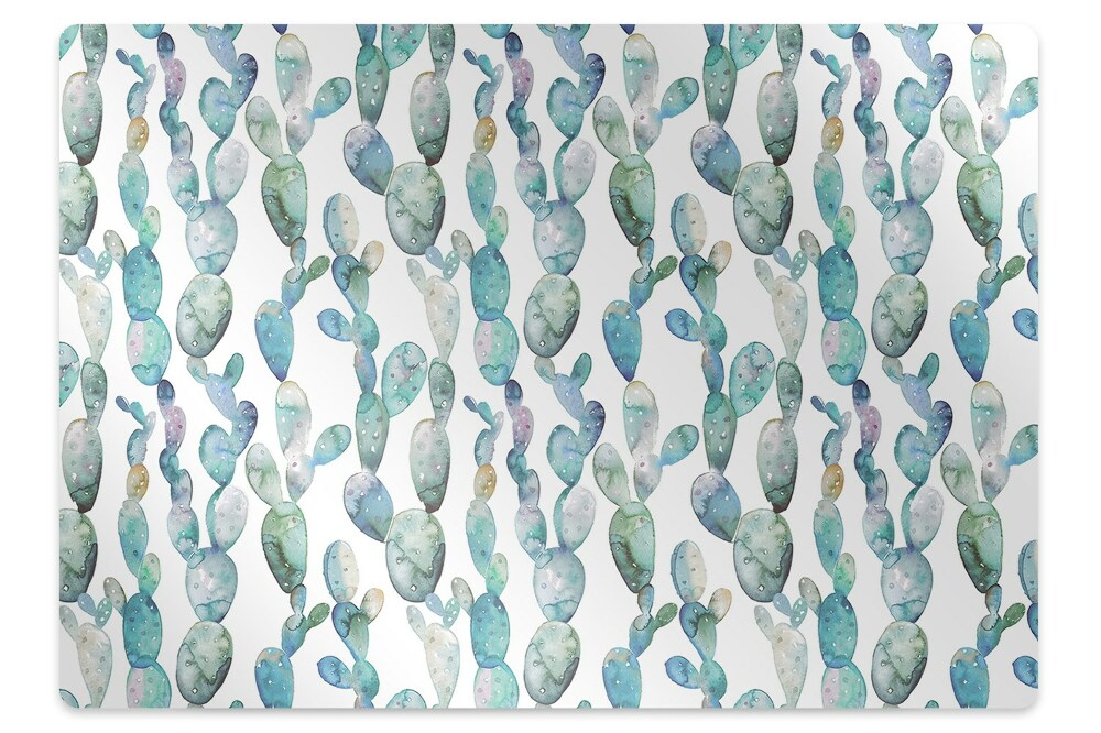 Podkładka pod krzesło Kaktusy malowane