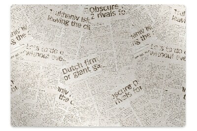 Podkładka pod fotel Gazety w stylu retro