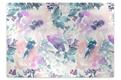 Dywanik pod krzesło obrotowe Kwiatowy pejzaż