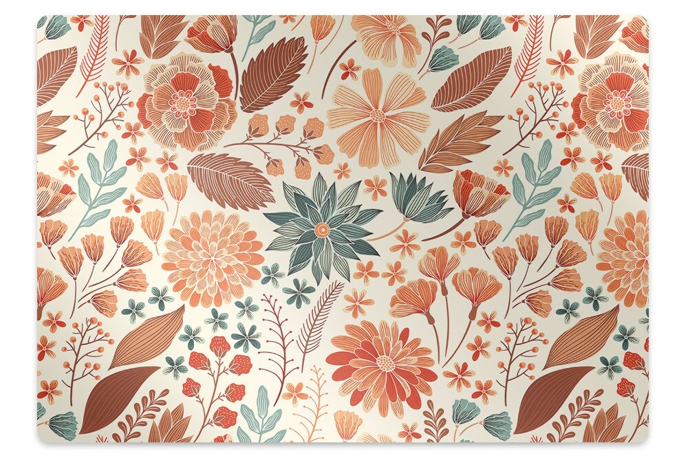 Podkładka pod krzesło Artystyczne kwiatki