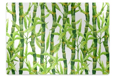 Mata pod krzesło biurowe Łodygi bambusa