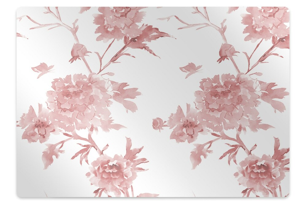 Mata ochronna pod krzesło Pastelowe kwiatki