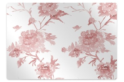 Mata ochronna pod krzesło Pastelowe kwiatki