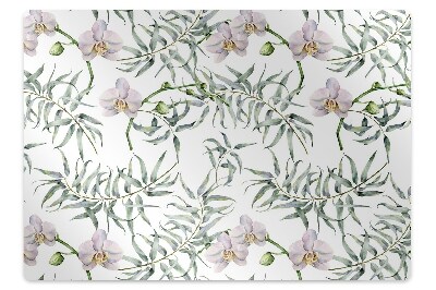 Podkładka pod fotel Jasne orchidee