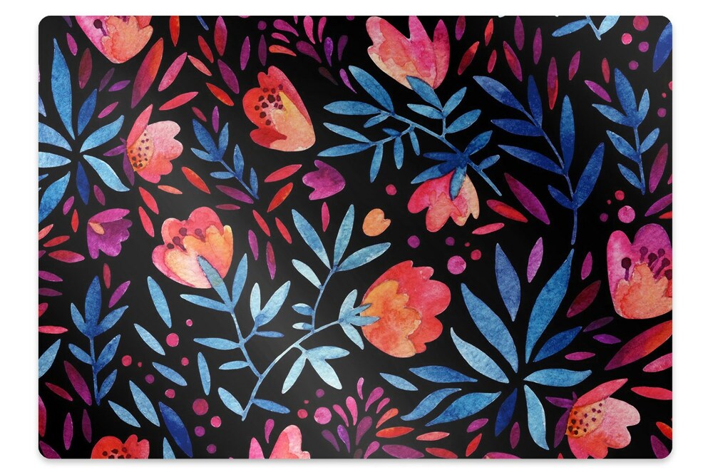 Mata pod krzesło Kwiatowy motyw