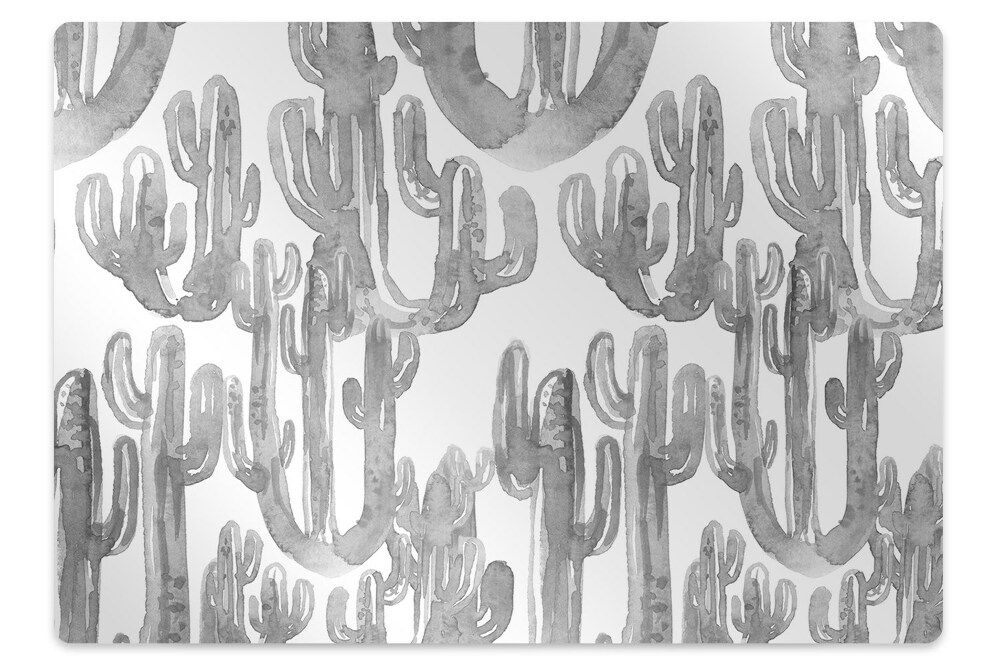 Mata ochronna pod krzesło Kaktus na obrazie