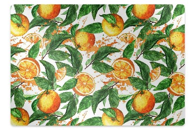 Mata pod krzesło Pomarańczowe cytrusy