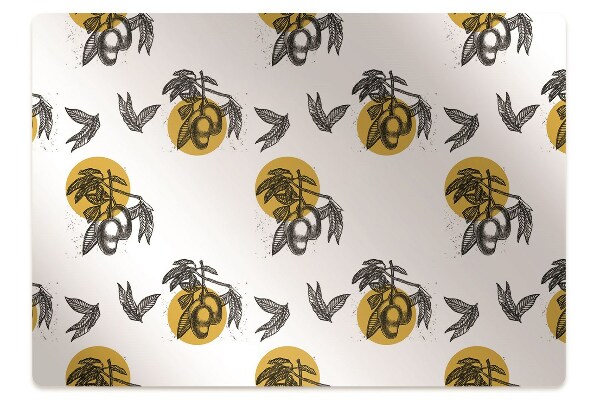 Mata pod krzesło Owoce mango