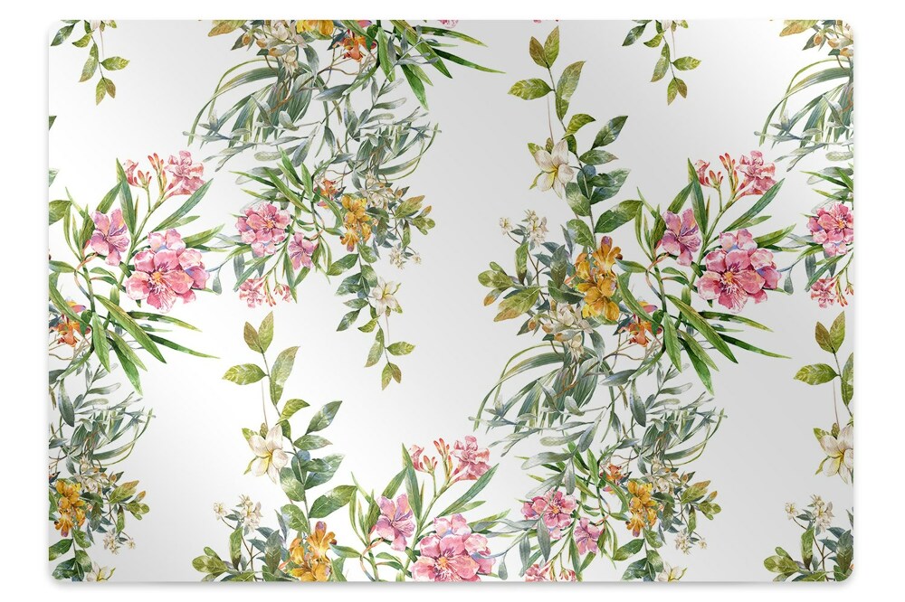 Mata pod krzesło Drzewa wiosną