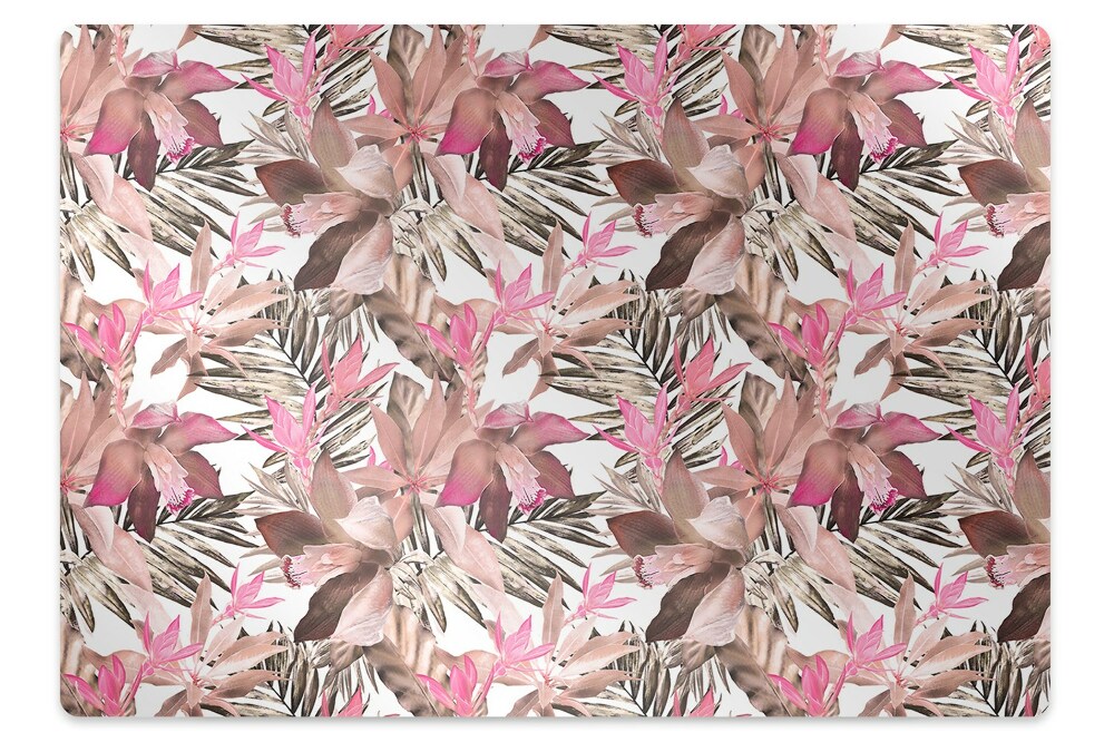 Mata ochronna pod krzesło Egzotyczny kwiat