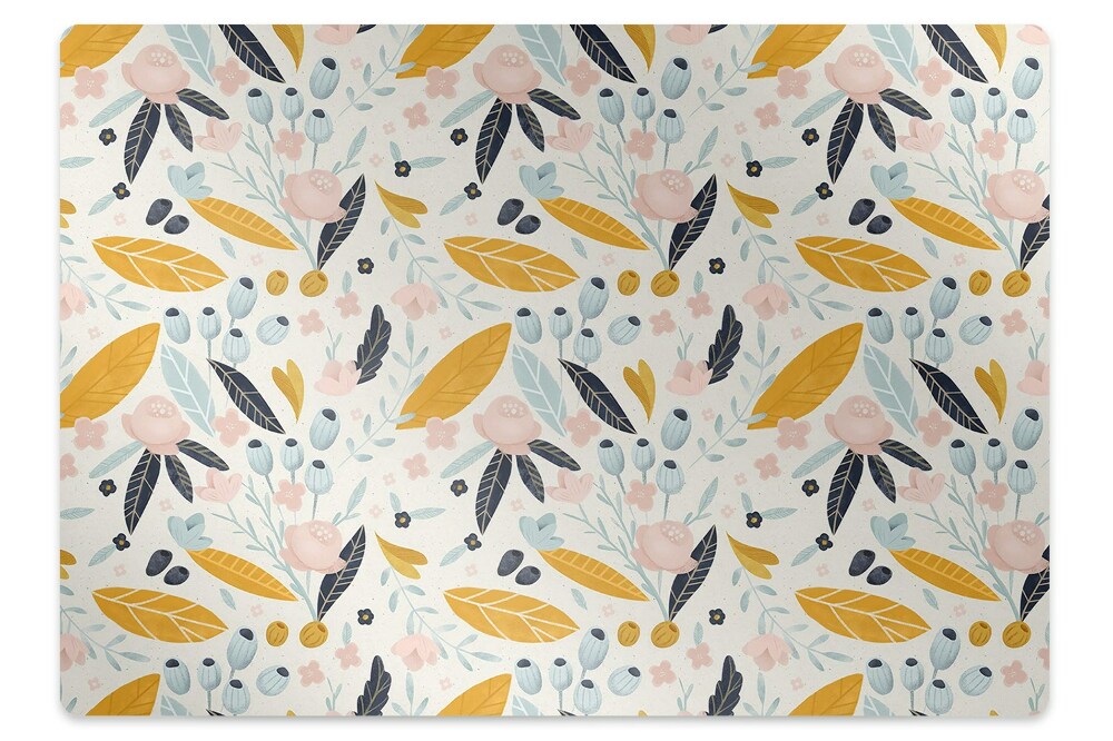 Podkładka pod krzesło Pastelowe listki