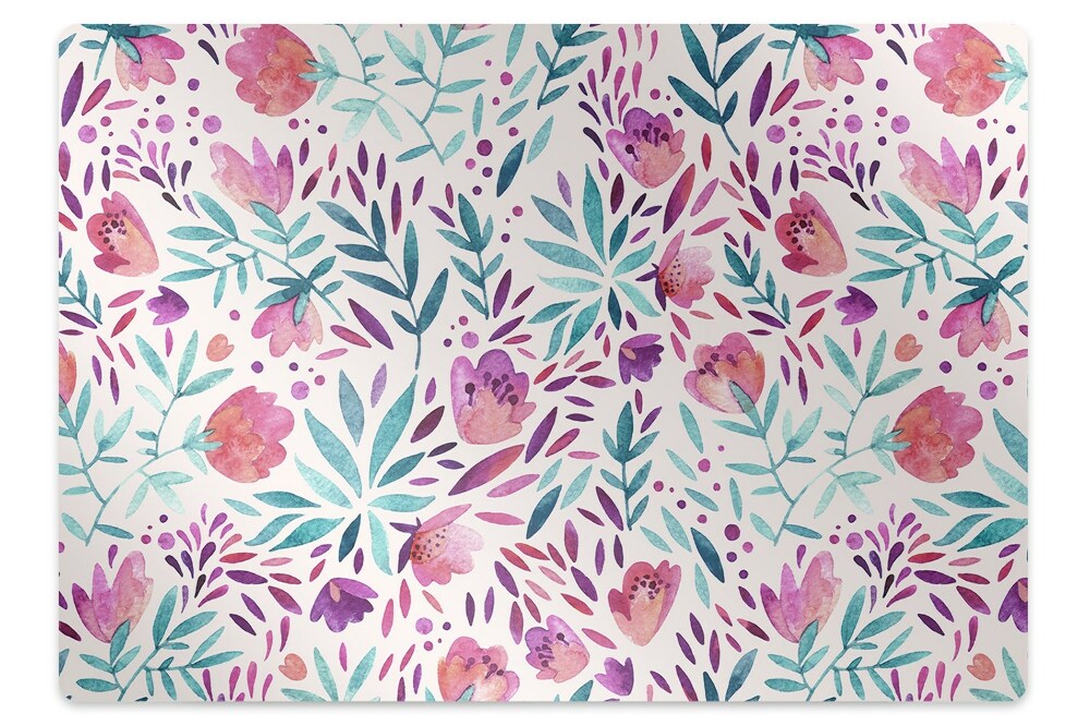 Mata pod krzesło Retro maki