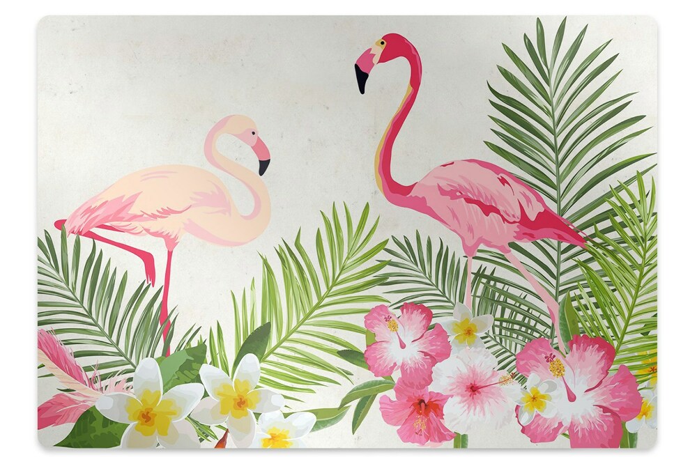 Mata pod fotel biurowy Dwa piękny ptaki