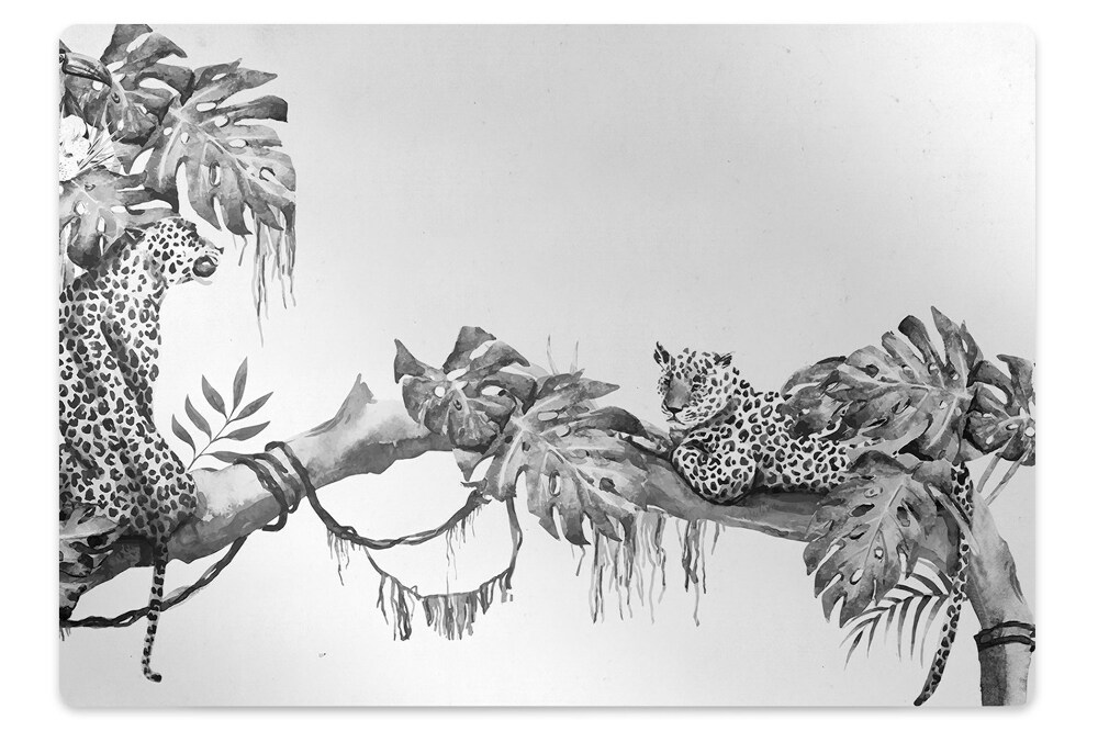 Podkładka pod krzesło Gepardy w lesie