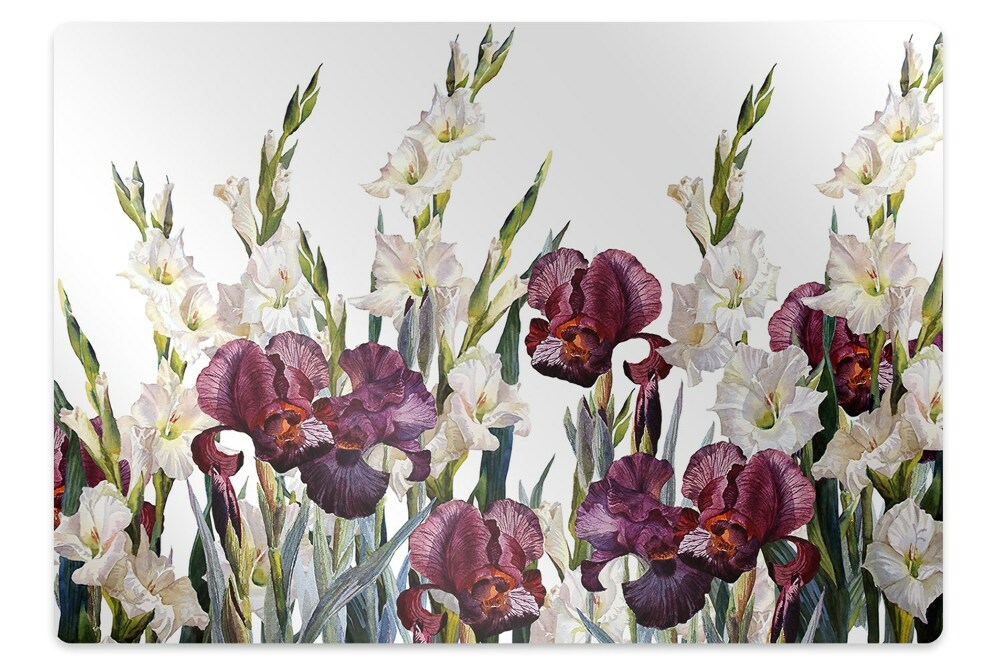 Mata ochronna na podłogę Łąka w stylu retro