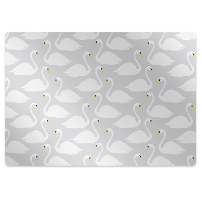 Mata pod krzesło Łabędzie na wodzie