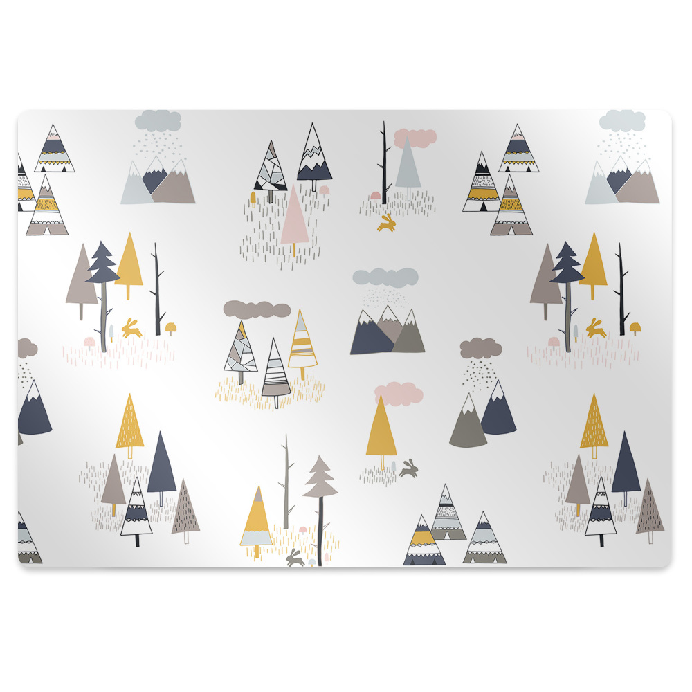 Mata ochronna na podłogę Skandynawski las