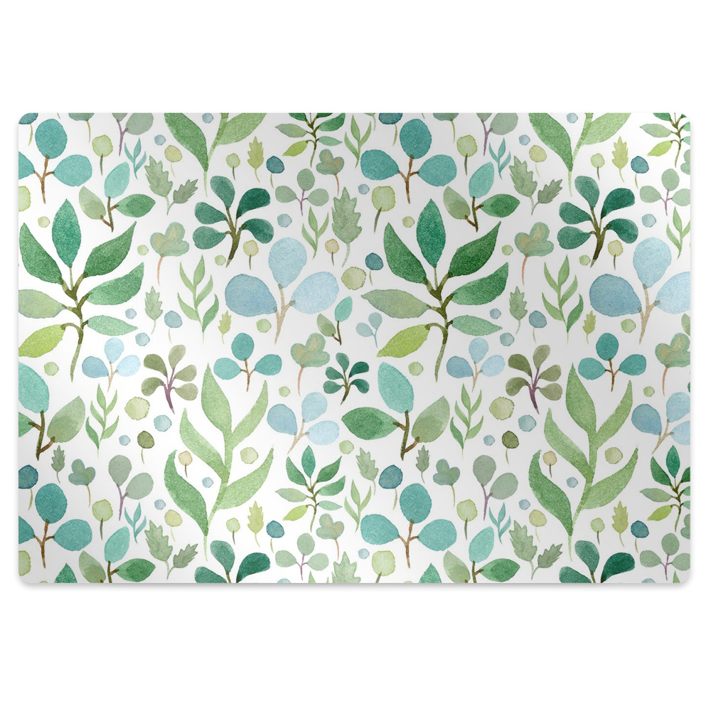 Podkładka pod fotel Zielone listki