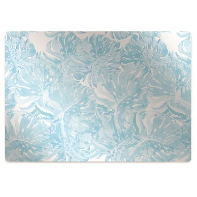 Dywanik pod krzesło obrotowe Listki palmowe