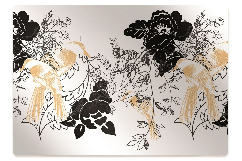 Podkładka pod fotel Ptaki w stylu glamour