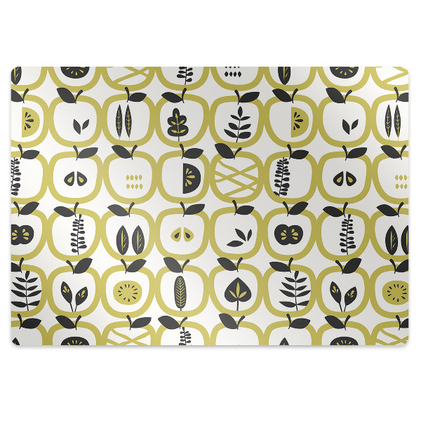 Mata ochronna na podłogę Jabłka motyw