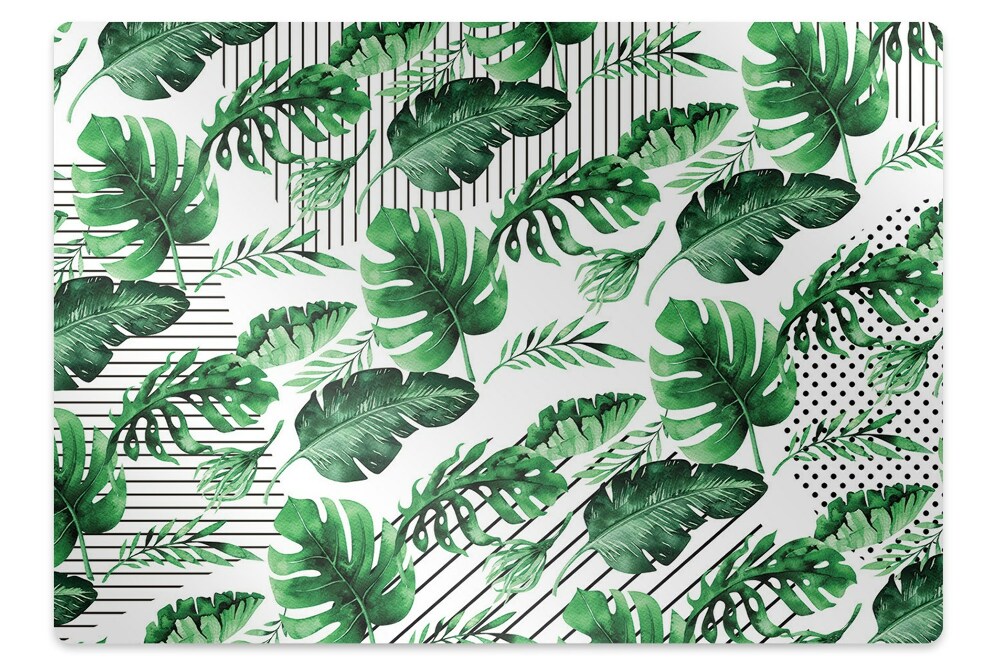 Podkładka pod krzesło Kropki i listki