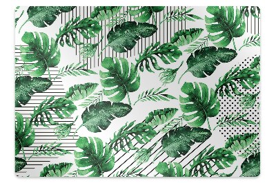 Podkładka pod krzesło Kropki i listki